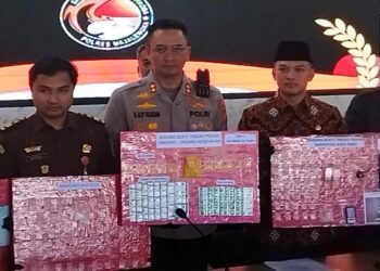 Polres Majalengka Kembali Ungkap Peredaran OKT dan Sabu, 5 Orang Ditangkap