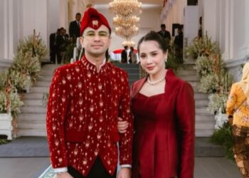Raffi Ahmad Pakai Busana Khas Kabupaten Kediri di Istana Negara, Bikin Bangga