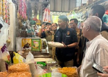 Sidak Pasar Baru Gresik, Harga Beras Stabil dan Stok Aman