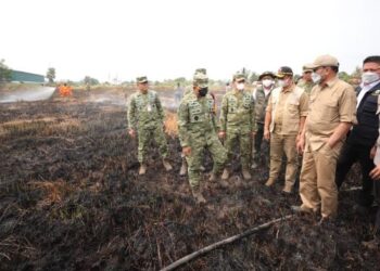 Karhutla Sumsel Capai 49.591 Hotspot, Menko Polkam dan Kepala BNPB Turun Langsung