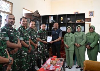 Kodim Wonosobo Salurkan Bantuan untuk Korban Kebakaran Tieng
