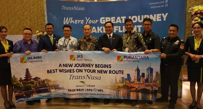 TransNusa Buka Rute Bali-Melbourne