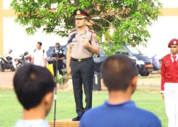 Kapolres Gresik Ajak Pelajar Sekolah Rakyat Tanamkan Semangat Sumpah Pemuda