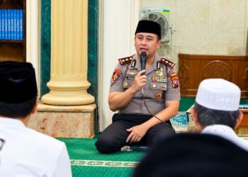 Safari Subuh, Kapolres Gresik Ingatkan Bahaya Judol dan Pinjol