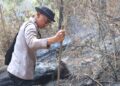 Karhutla Gunung Arjuno Bakar 816 Hektare, Kapolres Malang Turun Padamkan Api