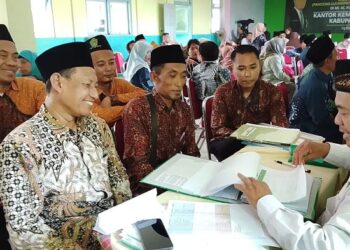Kemenag Gresik Evaluasi LPJ Dana BOS MI di Wilayah Gresik Utara