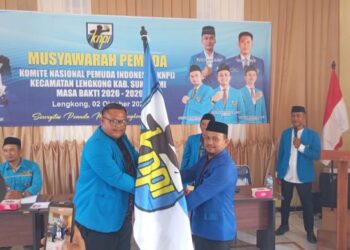 Aktivis Agraria Afri Faturahman Nahkodai PK KNPI Lengkong Sukabumi