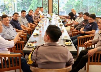 Kapolres Batu Ngopi Bareng SPSI, Bahas Hak Pekerja dan Kamtibmas