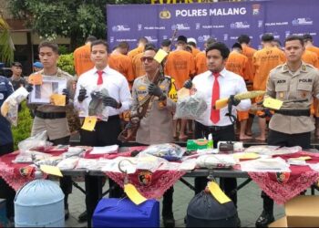 Operasi Sikat Semeru 2026, Polres Malang Ungkap 273 Kasus