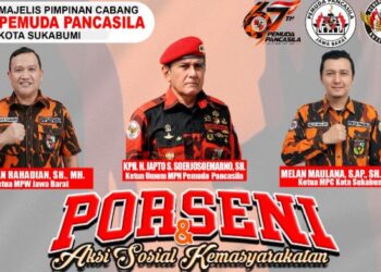 HUT ke-67 Pemuda Pancasila di Kota Sukabumi Jadi Semangat Pengabdian