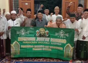 4.444 Kali Sholawat Nariyah Dibaca, NU Tebuwung Doakan Kantor Baru
